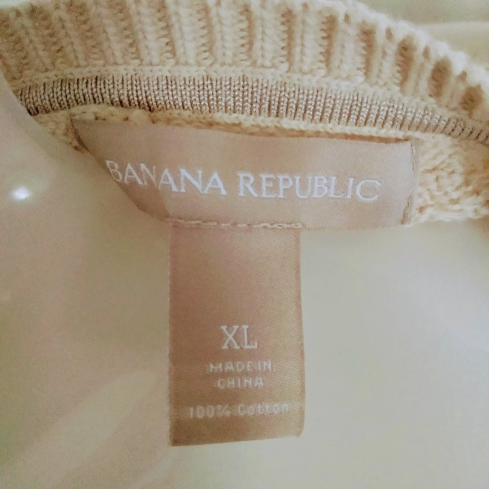 BANANA REPUBLIC WOMEN SHORT SLEEVES KNIT SWEATER X-LARGE - Picture 3 of 10